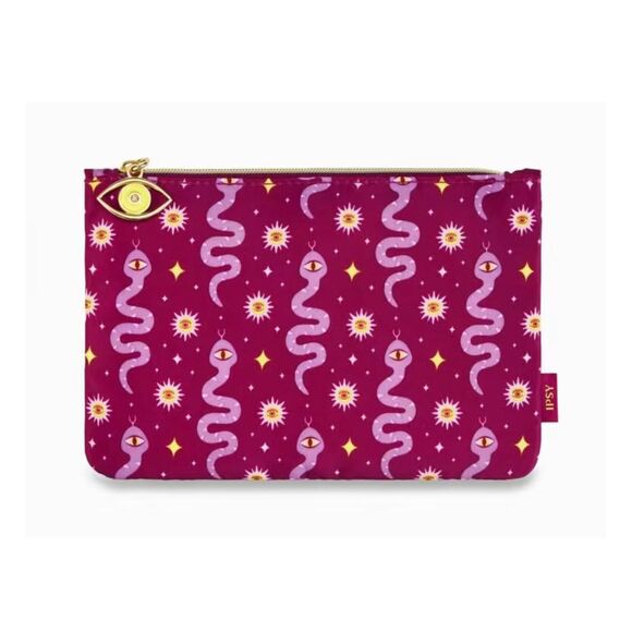 Brand New Ipsy HTF Magic Snakes Evil Eye Halloween Makeup Bag - Picture 1 of 1
